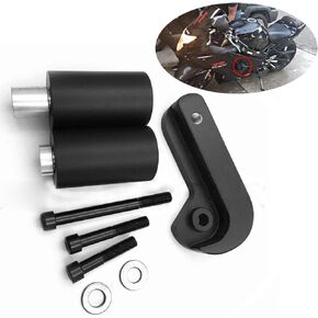 HTTMT MT219-024-BK No Cut Frame Slider Protector Compatible with 2006 2007 2008 Suzuki Gsx-R Gsxr 600 750 Black