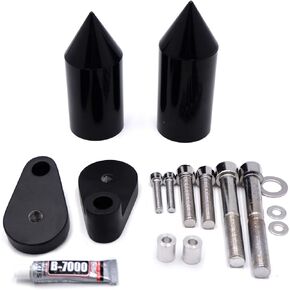 HTTMT MT219-006- No Cut Frame Slider Crash Protector Compatible with 2006 2007 Cbr 1000Rr 1000 Rr Cn
