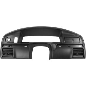JDMSPEED Instrument Dash Cluster Bezel Dash Panel Replacement Compatible with 1992-1993 Bronco Ford F-250 F-350 with Gasoline Cluster Dash Bezel F2TZ-15044D70-A