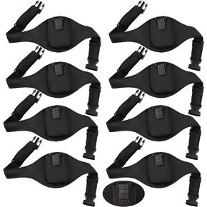 Jexine Mic Belt Pack Wireless Microphone Belt with Anti Dropping Strap, Neoprene Microphone Holder Sweat Absorbent Belt Waistband Bag for Vertical Mic Fitness Instructor Speaker Theatre (20 Pack)