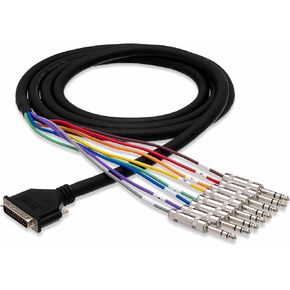 Hosa DTP802 Snake Cable DB25 To 8 x TRS 6.6Ft DB25 to TRS Snake
