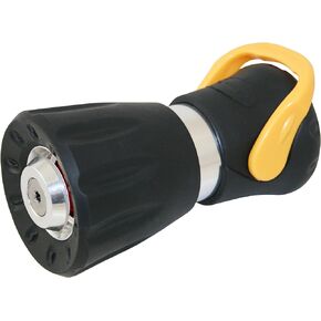 Carrand 90051 Heavy Duty Fire Hose Nozzle with On/Off Switch (Colors May Vary) , Black