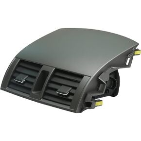 Center Dash A/C Outlet Air Vent Panel Replacement with Clock Air Vent Compatible with Toyota Corolla 2009-2013 Replaces # 55670-02340