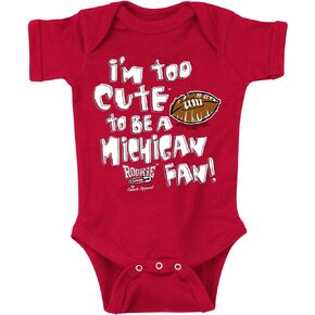 Smack Apparel Ohio State Fans. Too Cute Red Onesie (NB-18M) and Toddler Tee (2T-4T)