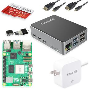 Raspberry Pi 5 Starter Kit PRO - Aluminum (128GB Edition) (8GB RAM)