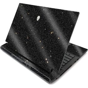 MightySkins Glossy Glitter Skin for Alienware m17 R2 (2019) - Deep Space | Protective, Durable High-Gloss Glitter Finish | Easy to Apply, Remove, and Change Styles | Made in The USA