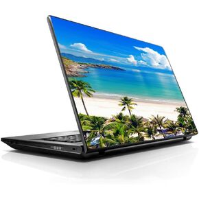 15 15.6 inch Laptop Notebook Skin Vinyl Sticker Cover Decal Fits 13.3" 14" 15.6" 16" HP Lenovo Apple Mac Dell Compaq Asus Acer Tropical Paradise Palm Trees