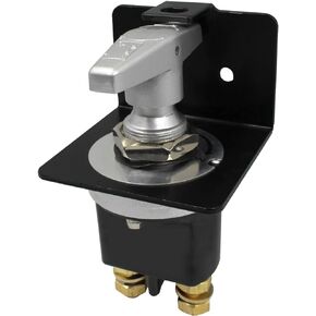 Battery Disconnect Switch with Lockout Plate Fits Negative Battery Doctor Replace 20247, 500A 12V-36V Master Battery Kill Switch Fixed Handle Isolator for Car Auto RV and Boat Waterproof