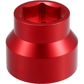 X AUTOHAUX Aluminum Fuel Oil Filter Cap Socket Removal Installer 24/35/36mm Black for Ford 6.0L / 6.4L 2003-2010 Diesel Fuel Filter