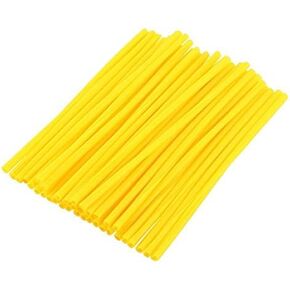 72Pcs Spoke Skins - Motocross Wheel Covers, Dirt Bikes - 10 Colors (Color : Yellow) Bike Wheel Reflectors