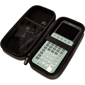 Hard Travel Case/Protecting/Carrying Case for Texas Instruments TI-84 Plus CE, TI-83 Plus CE, TI-84 Plus CE Color Graphing Calculator with Extra Mesh Pocket for Accessories