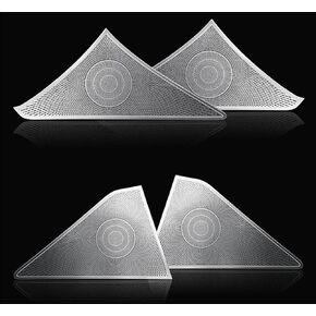 Stainless Steel Interior Door Speaker Cover Trim Compatible with 2015 2016 2017 2018 2019 Genesis G80 DH Sport Accessories
