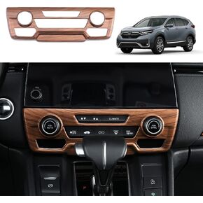 for CRV 2017-2022 A-Pillar Speaker Rings ABS Peach Wood Grain Front Rear Door Horn Loudspeaker Decorations Circle Trims for Honda CR-V CRV LX EX EX-L Touring 2017 2018 2019 2020 2021 2022 4PCS