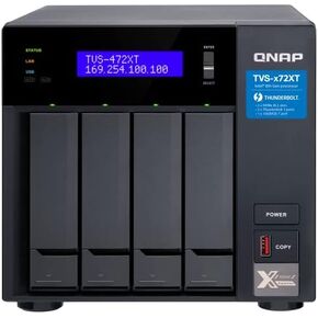 QNAP TVS-872XT-i5-16G-US 8 Bay Thunderbolt 3 NAS with 16GB RAM, 10GbE, M.2 PCIe NVMe SSD slots