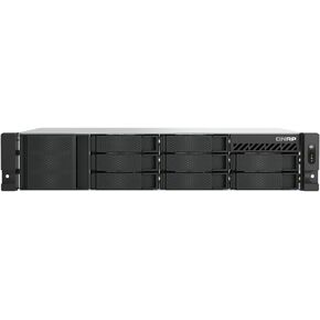 QNAP TS-855eU-8G-US 8 Bay High-Speed 2U Short-Depth rackmount NAS with Dual-2.5GbE, Intel Atom CPU, 8GB DDR4 Memory and 8-core Computing Power for Optimized virtualization (Diskless)