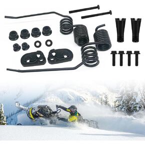 Ice Scratchers, 860201728 Rail Mount Ice Scratchers fits for Ski-Doo REV G4 REV-XM REV-XP Chassis Summit Ice Scratchers Snowmobile, Spring Style Ice Scratchers 860201140 860201761