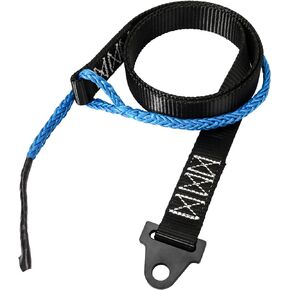 64in Plow Strap Fit for ATV UTV Winch Heavy Duty, ATV Snow Plow Parts of Snow Plow Accessories (1.25" W; 3/16" Synthetic Line)