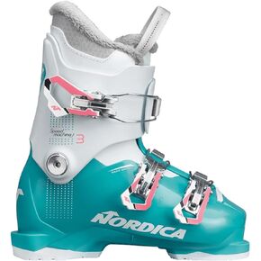 Nordica Junior Speedmachine J3 Ski Boots with Weight Adjuster, Durable Comfortable Warm Downhill Ski Boots for Children