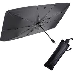 Foldable Car Windshield Umbrellas, Car Windshield Sun Shade Umbrella for Front Windows, Suitable for Windshields of Various Car Models (Large)