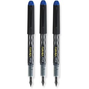 Pilot Varsity Disposable Fountain Pens, Blue Ink (90011x3)