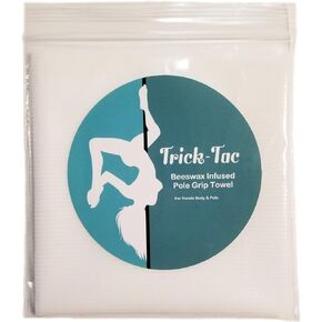 Trick-Tac Beeswax Infused Pole Dance Grip Towel - Large 9" X 18"