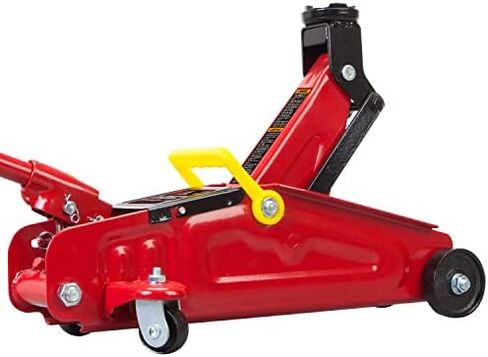 رافعة أرضية سباق هيدروليكية كبيرة من BIG RED AT815016LR Torin مصنوعة من الألومنيوم والفولاذ مع مضخة رفع سريعة بمكبس مزدوج، سعة 1.5 طن (3000 رطل)، أحمر in Kuwait