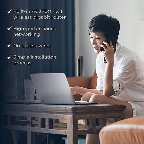Motorola MG8702- DOCSIS 3.1 Cable Modem Wi-Fi Router,(High Speed Combo) with Intelligent Power Boost - AC3200 Wi-Fi Speed, Approved for Comcast Xfinity, Cox, and Charter Spectrum - (Renewed ) in Saudi Arabia