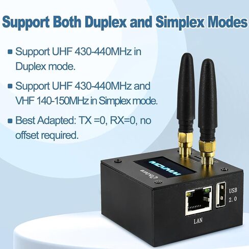 MMDVM Duplex Hotspot Board, Multi-Mode Digital Voice Modem with OLED Display, 8GB SD Card & Orange PI, Support P25 DMR YSF NXD Slot 1 + Slot 2 - Metal Case in Kuwait