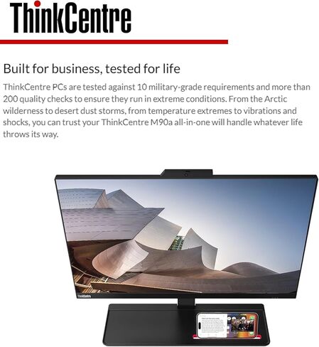 Lenovo ThinkCentre M90a | Business All-in-one Desktop | 23.8" FHD IPS Display | Intel Core i5 Processor | Wi-Fi 6 | FHD Webcome | Win 11 Pro in Saudi Arabia