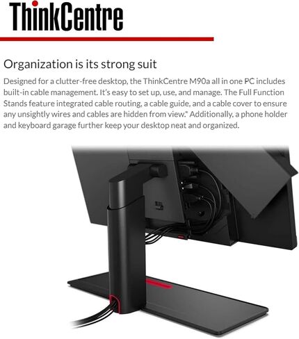 Lenovo ThinkCentre M90a | Business All-in-one Desktop | 23.8" FHD IPS Display | Intel Core i5 Processor | Wi-Fi 6 | FHD Webcome | Win 11 Pro in Saudi Arabia