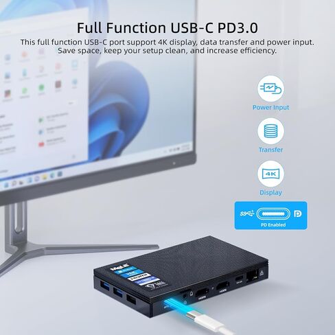 MeLE Mini PC Quieter 4C, N100 Fanless Mini PC 16GB RAM 512GB Storage | Full-functional USB-C, Support 4K triple display,dual-band WiFi, ideal for Home, Office, Education,Industry, Astrophotography in Kuwait