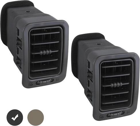 APPERFiT Dash A/C جانب الركاب بفتحة تهوية (رمادي داكن) متوافق مع 1999-2007 شيفروليه تشيفي أفالانش سيلفرادو تاهو سوبربان/جي إم سي سييرا يوكون/كاديلاك إسكاليد يستبدل 15169326 74936 in Kuwait