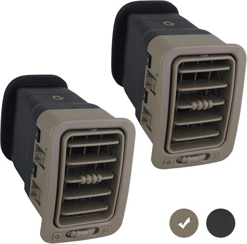 APPERFiT Dash A/C جانب الركاب بفتحة تهوية (رمادي داكن) متوافق مع 1999-2007 شيفروليه تشيفي أفالانش سيلفرادو تاهو سوبربان/جي إم سي سييرا يوكون/كاديلاك إسكاليد يستبدل 15169326 74936 in Kuwait