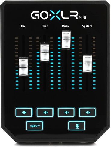 TC Helicon GoXLR MINI Online Broadcast Mixer with USB/Audio Interface and Midas Preamp, Officially Supported on Windows in Saudi Arabia