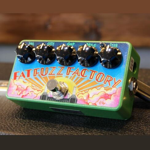 ZVEX Fat Fuzz Factory Vexter VFFF مجموعة دواسة التأثير مع 2X الزاوية اليمنى 6 بوصة كابل التصحيح وقماش تلميع الصوت السائل in Saudi Arabia