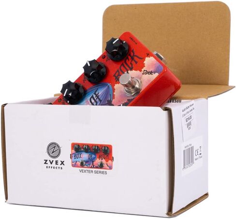 ZVEX Effects Vexter Box of Rock VBOR Distortion Guitar Pedal Bundle w/ 2X 6" Patch Cable & Liquid Audio Polishing Cloth in Saudi Arabia