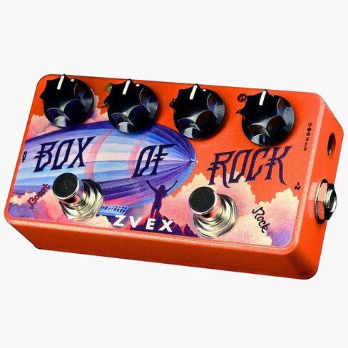 ZVEX Effects Vexter Box of Rock VBOR Distortion Guitar Pedal Bundle w/ 2X 6" Patch Cable & Liquid Audio Polishing Cloth in Saudi Arabia
