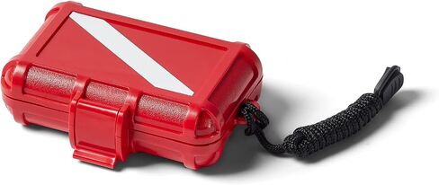 جراب S3 Case T1000 مقاوم للماء واقٍ للغوص بمواصفات Mil Spec/صنع في الولايات المتحدة الأمريكية / IP67 مقاوم للماء/قابل للقفل/محكم الغلق/مقاوم للرائحة (أحمر) in Saudi Arabia