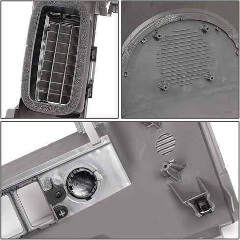 DNA Motoring ZTL-Y-0162 Center Dash Audio A/C فتحة تهوية محيطة لوحة العدادات غطاء غطاء إطار متوافق مع 04-06 Titan SE & XE 05-06 Armada SE مع مكبر صوت مركزي in Kuwait