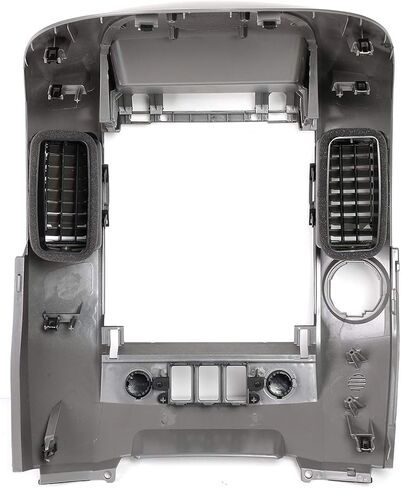 DNA Motoring ZTL-Y-0162 Center Dash Audio A/C فتحة تهوية محيطة لوحة العدادات غطاء غطاء إطار متوافق مع 04-06 Titan SE & XE 05-06 Armada SE مع مكبر صوت مركزي in Kuwait