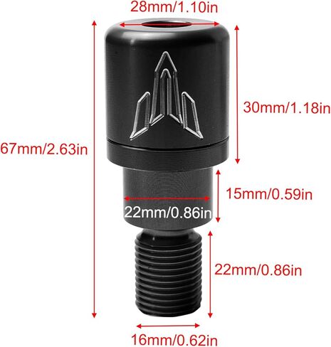 Bar Ends,Motorcycle Handlebar Ends Aluminum Handle Bar Grips Plugs Compatible with Yamaha MT-07 MT-09 MT-10 XSR700 in Kuwait