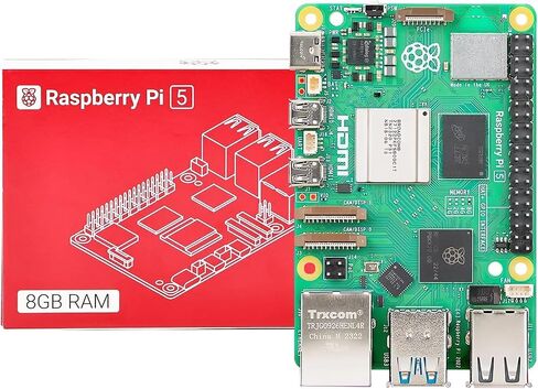 Raspberry Pi 5 8GB RAM Broadcom BCM2712 Arm Cortex-A76 2.4GHz Quad-core 64-bit Single Board Computer in Saudi Arabia