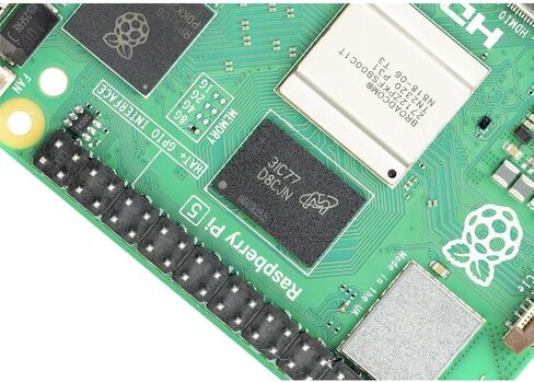 Raspberry Pi 5 8GB RAM Broadcom BCM2712 Arm Cortex-A76 2.4GHz Quad-core 64-bit Single Board Computer in Saudi Arabia