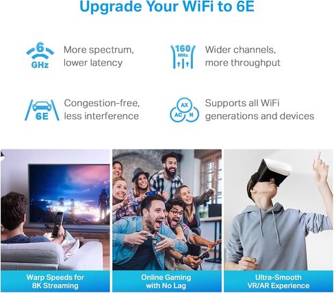 نظام شبكة TP-Link Deco AXE5400 ثلاثي الموجات WiFi 6E (Deco XE75 Pro) - منفذ 2.5G WAN/LAN، يغطي ما يصل إلى 7200 قدم مربع، يستبدل جهاز توجيه WiFi وموسع، شبكة مدفوعة بالذكاء الاصطناعي، نطاق 6 جيجا هرتز جديد، 3- الحزمة (المتجددة) in Saudi Arabia