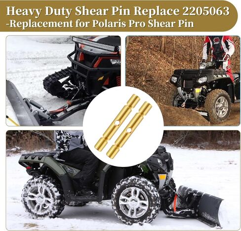 2205063 بديل دبوس القص الاحترافي لبولاريس ATV 2015-2019 رياضي محراث الثلج الجليدي، ملحقات دبوس مقص محراث الثلج، 4 عبوات in Kuwait