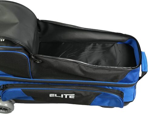 Deluxe 3-4-5 Bowling Ball Roller Bag with (4) 5" Smooth Wheels - 4 Large Accessory Pockets, Shoe Compartment, Extendable Handle in Saudi Arabia