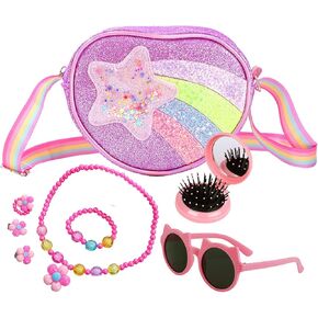 Play Pres for Little Girls ، Princess Dress Up Play Play Parse Toys for Mitries Midays Party Christmas ، Toddler Pres Toys Girl Girl Girl for 3 4 5 6 7 8 9 10 alle