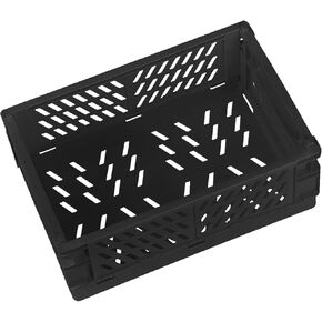 Collapsible Storage Crate,Collapsible Storage Bins,Foldable Plastic Baskets Organizer for Organizing and Storage