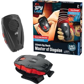 Thames & Kosmos Spy Labs Inc: Ultimate Spy Sleuth Master of Disguise 2-in-1 Toy Spy Pack, Secret Voice Recorder & Voice Changer Toys for Ages 8+ | Essential Pretend Play Gear for Young Investigators