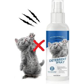 Cat Re_pellent Spray,Cat Deterrent Spray,Cat Scratch Furniture Protector, Natural&Effective for Pet Behavior Training, Indoor and Outdoor Use